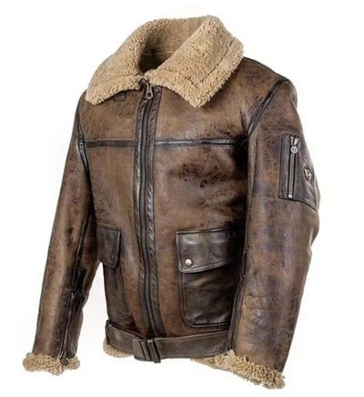 Henri Vautrin | Veste Aviateur en Cuir Chaude